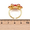 Brass Enamel Adjustable Cuff Rings LS-RJEW-C145-02B-G-5