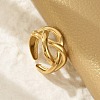 304 Stainless Steel Cuff Rings for Women RJEW-G338-25G-3