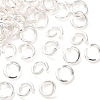 Brass Open Jump Rings KK-G604-08S-07-1