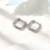 201 Stainless Steel Hoop Earrings EJEW-Z137-02P-03-2