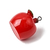 Opaque Resin Pendants RESI-B040-01B-2