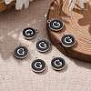 Platinum Plated Alloy Charms LS-ENAM-S118-02G-P-5
