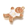 Christmas Theme Alloy Enamel Pendants ENAM-Q509-02KCG-13-2