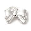 925 Sterling Silver Bowknot Charms STER-K180-01S-1