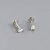 925 Sterling Silver with Synthetic Opal Cartilage Earrings FS-WG3DFDB-14-1
