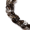 Natural Smoky Quartz Beads Strands G-I389-A31-01B-4