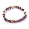 Natural Mookaite Beads Stretch Bracelets BJEW-F380-01-A17-2