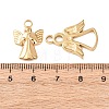 5Pcs 304 Stainless Steel Pendants STAS-P432-08G-3