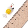 Glass Seed Beaded Pendants PALLOY-MZ01269-03-4