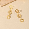 Iron Dangle Stud Earrings WGF3190-01-3