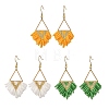 304 Stainless Steel Dangle Earrings EJEW-MZ00806-2