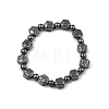 Synthetic Non-Magnetic Hematite Beaded Bracelets BJEW-E084-10-1