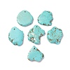 Natural Howlite Pendants TURQ-L031-020-1