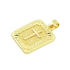 Rack Plating Brass Pendants KK-U021-12G-02-2