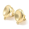 Alloy Clip-on Earring Findings FIND-L015-009G-1