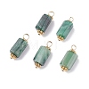Natural Emerald Pendants PALLOY-JF01371-1