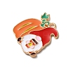 Thanksgiving Day Golden Tone Alloy Enamel Pendants ENAM-M002-02M-G-2