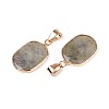 Natural Labradorite Pendants G-N349-04E-G-2