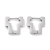 Tarnish Resistant 304 Stainless Steel Huggie Hoop Earrings for Women EJEW-C096-17P-1