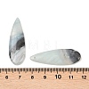 Natural Flower Amazonite Pendants G-K381-15C-3