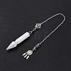 Natural Quartz Crystal Pointed Dowsing Pendulums G-I322-01P-06-3