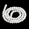 Opaque Solid Color Electroplate Glass Beads Strands EGLA-A039-P4mm-B15-2