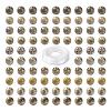 100Pcs 8mm Natural Fossil Coral Round Beads DIY-LS0002-34-2