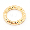 Zinc Alloy Spring Gate Rings PALLOY-WH0081-51A-03-2