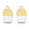 Alloy Enamel Pendants ENAM-N048-006A-2