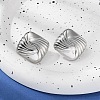 304 Stainless Steel Stud Earrings for Women EJEW-K306-01P-3