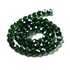 Electroplate Transparent Glass Beads Strands EGLA-A035-T8mm-A10-3