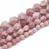 Natural Rhodonite Beads Strands G-S332-10mm-007-2