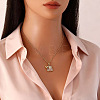 304 Stainless Steel Enamel Pendant Necklaces WG17FE6-02-2