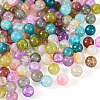  240Pcs 12 Colors Crackle Glass Beads CCG-TA0002-03-12