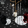 100Pcs Octagon Sew on Glass Rhinestone GLAA-SP0001-82A-02-4