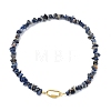 Natural & Synthetic Mixed Gemstone Chip Beaded Necklaces NJEW-JN06275-4