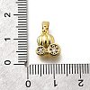 Brass Micro Pave Cubic Zirconia Charms KK-P295-23G-3