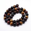 Natural Gemstone Round Bead Strands G-J303-13-10mm-2