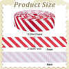 20Yards Polyester Stripe Pattern Ribbon OCOR-PH0036-33A-2