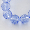 Transparent Glass Bead Strands GLAA-R095-10mm-26-1