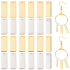 120Pcs 2 Colors 201 Stainless Steel Charms STAS-BBC0010-52-1