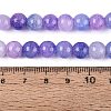 Baking Paint Crackle Glass Beads Strands X-GLAA-Q106-03A-05-4