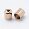 Brass Cord Ends KK-K206-05RG-2