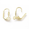 Brass Leverback Earring Findings KK-Z007-28G-2