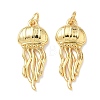 Brass Micro Pave Cubic Zirconia Animal Pendants KK-H280-05B-G-1