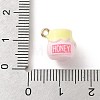 Alloy Enamel Pendants AL-CBA02ED-06G-B-3