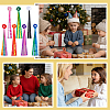 14Pcs 7 Colors Polyester Wrist Sash AJEW-WR0003-83-5