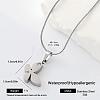 304 Stainless Steel Pendant Necklaces for Women DV7117-2-1