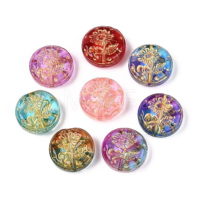 Glass Beads Strands GLAA-T028-09-1