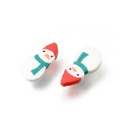 Christmas Handmade Polymer Clay Cabochons PY-CBA5A20-07A-1